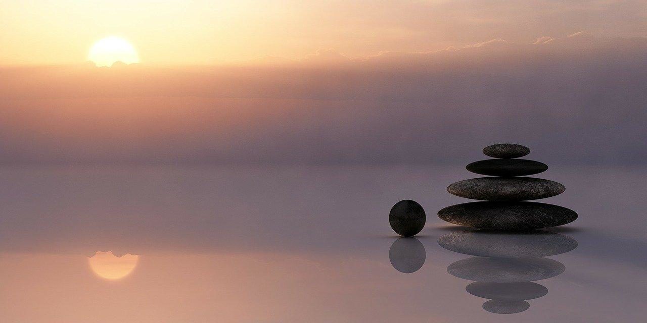 Stacked pebbles